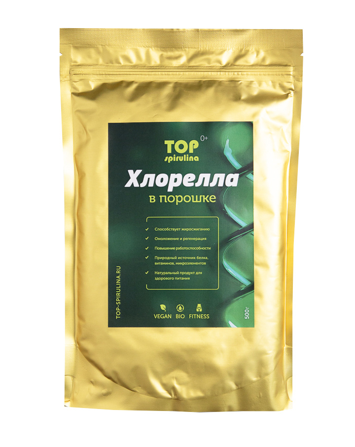 Хлорелла Top Spirulina в порошке, 500г. - купить с доставкой по ...
