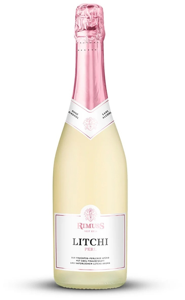 Шампанское Rimuss (Римусс) Litchi-Perl (Личи Перл) безалкогольное полусухое, 750 мл  #1