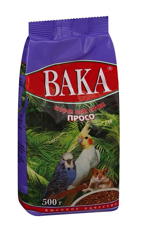 Корм для птиц ВАКА просо для птиц (500 гр) #1