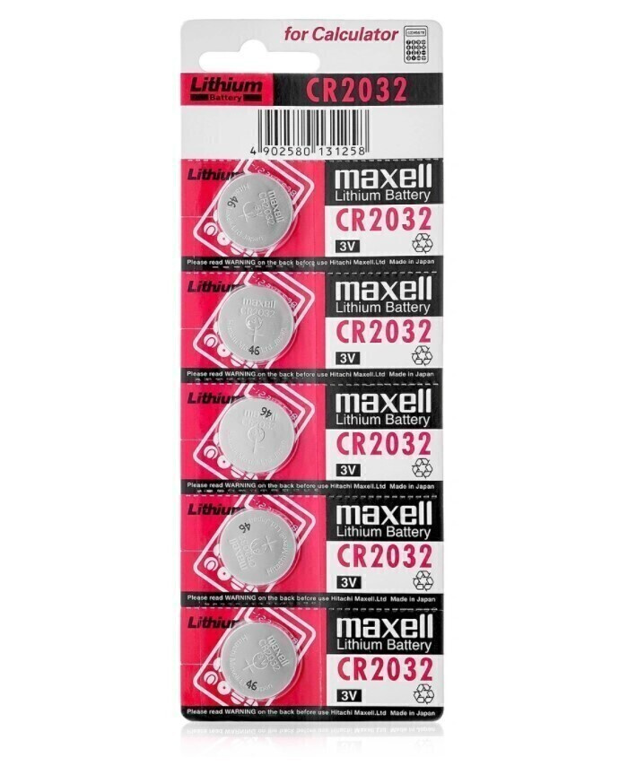 Батарейка литиевая Maxell CR2032 5шт #1