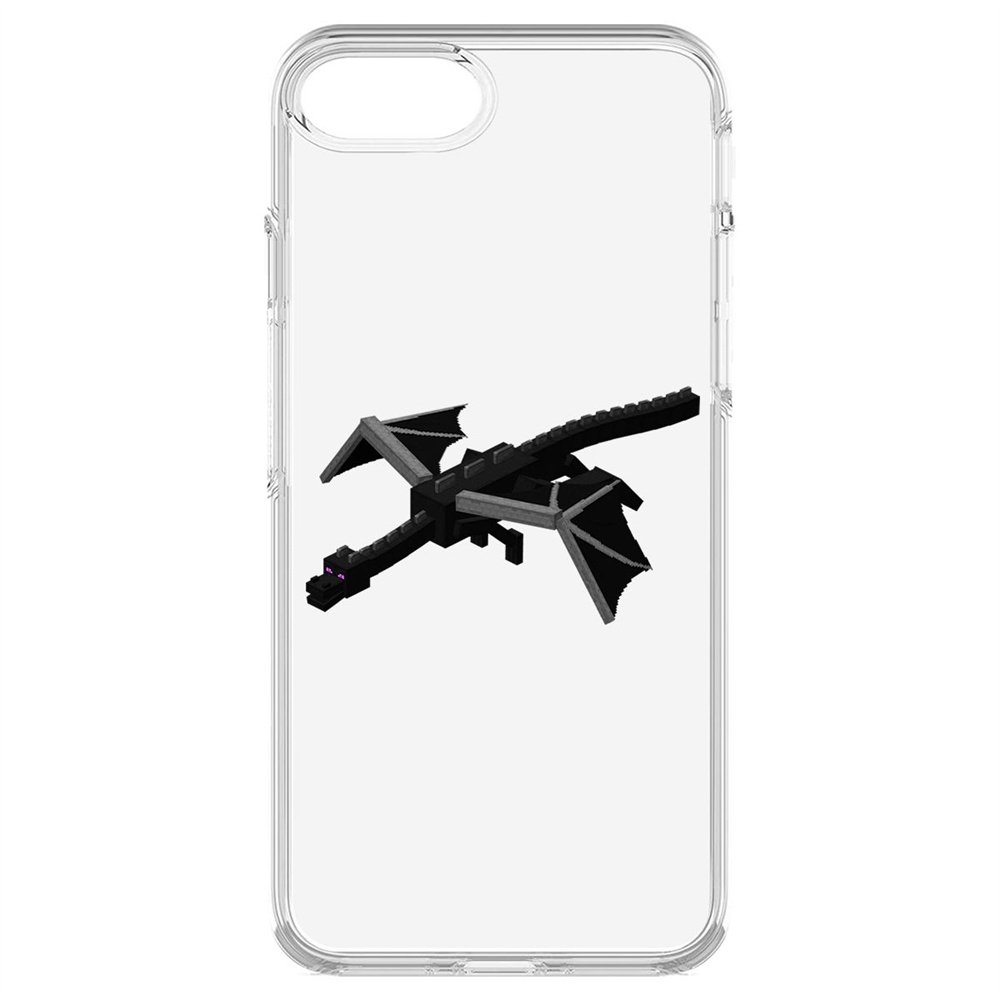 Чехол-накладка Krutoff Clear Case Minecraft (Майнкрафт) Дракон Края для  iPhone 6/6s/7/8/SE - купить с доставкой по выгодным ценам в  интернет-магазине OZON (441162576)