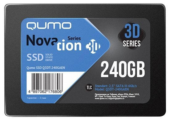 QUMO 240 ГБ Внутренний SSD-диск 1-4027-183 (Q3DT-240GAEN) #1