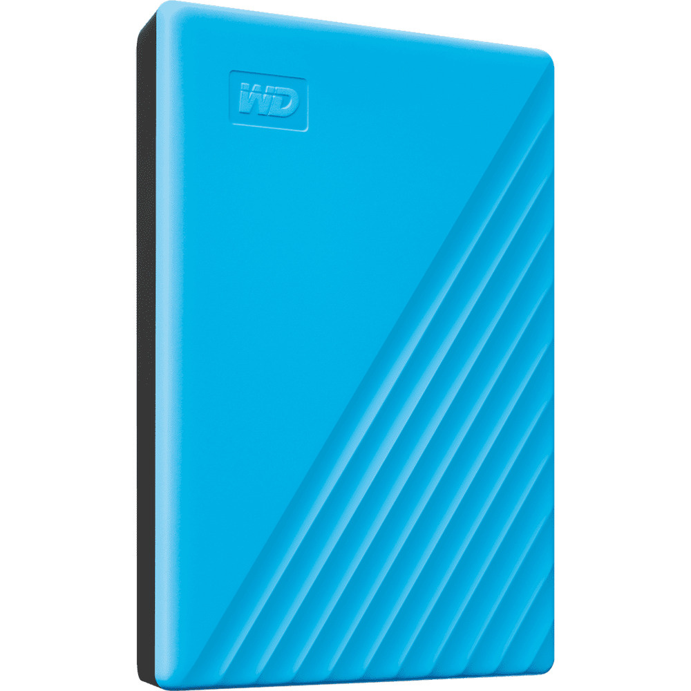 Western Digital 4 ТБ Внешний жесткий диск (WDBPKJ0040BBL-WESN), голубой