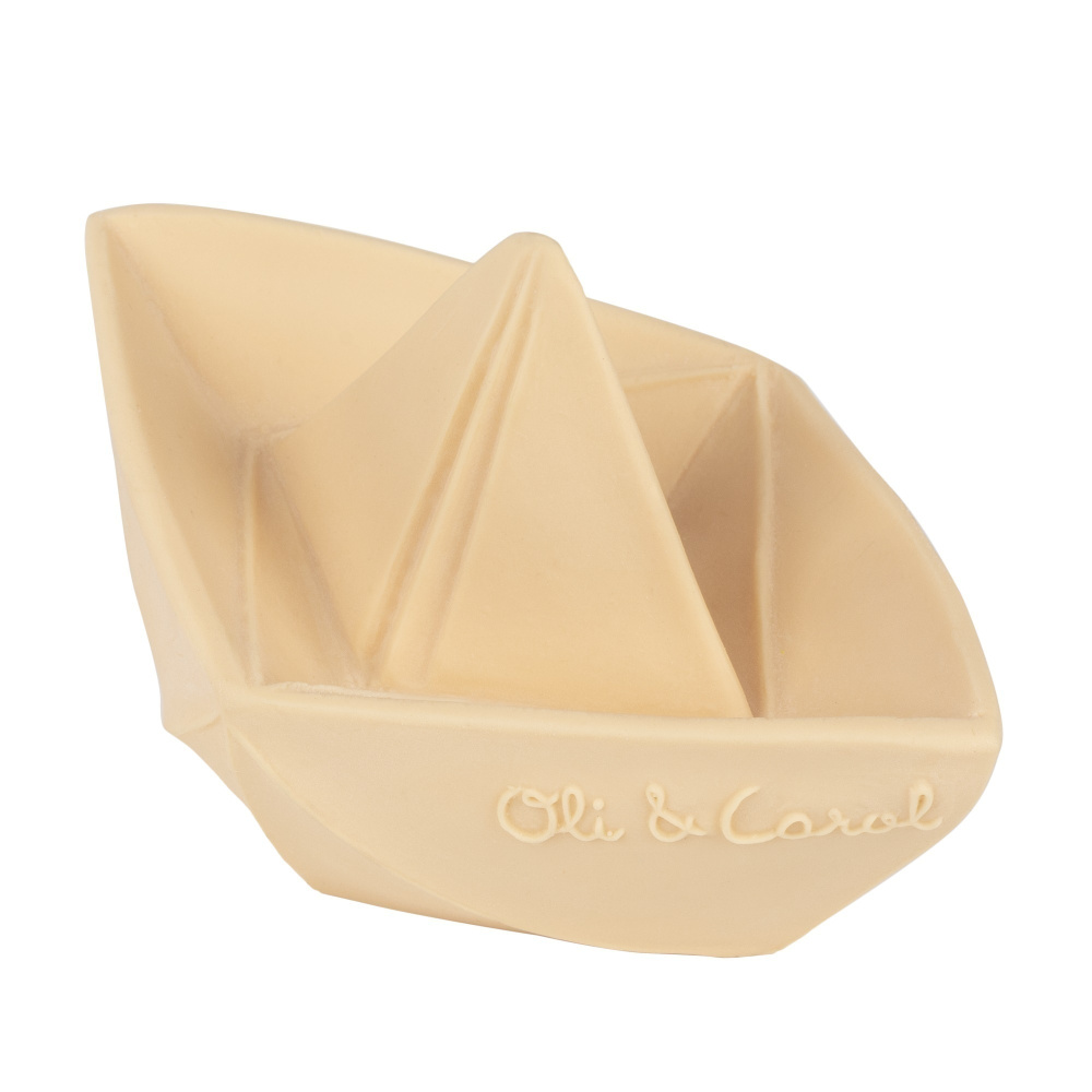 Oli&Carol Прорезыватель грызунок детский для зубов ORIGAMI BOAT NUDE из  натурального каучука - купить с доставкой по выгодным ценам в  интернет-магазине OZON (357521515)