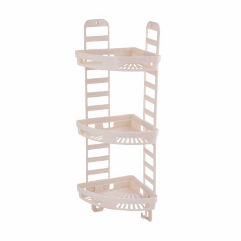 Пластиковая 3 х ярусная полка для кухни plastic rack 3 layer