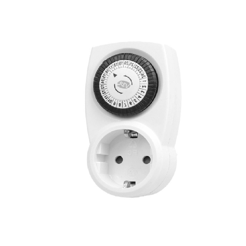 Таймер REV механический с принудительным включением и отключением на 24 ...