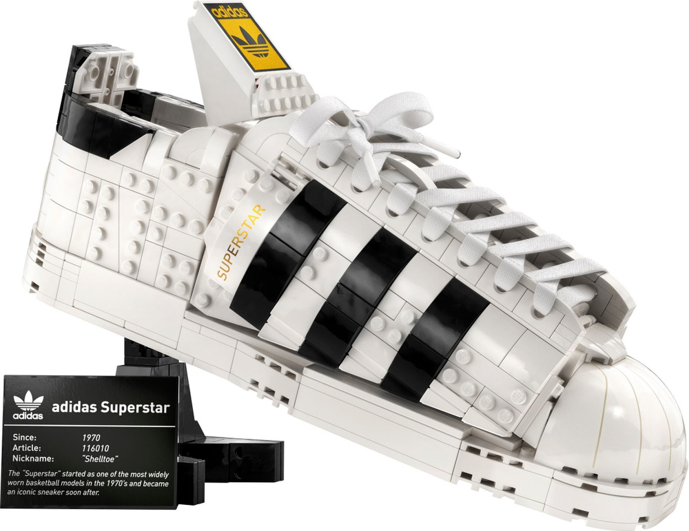 Lego 10282 Кроссовок adidas Originals Superstar — купить в  интернет-магазине OZON с быстрой доставкой