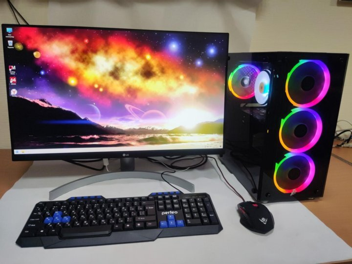 Купить компьютер Компьютерс Игровой i7/RX-580-8G/16GB/SSD-512/Монитор ...