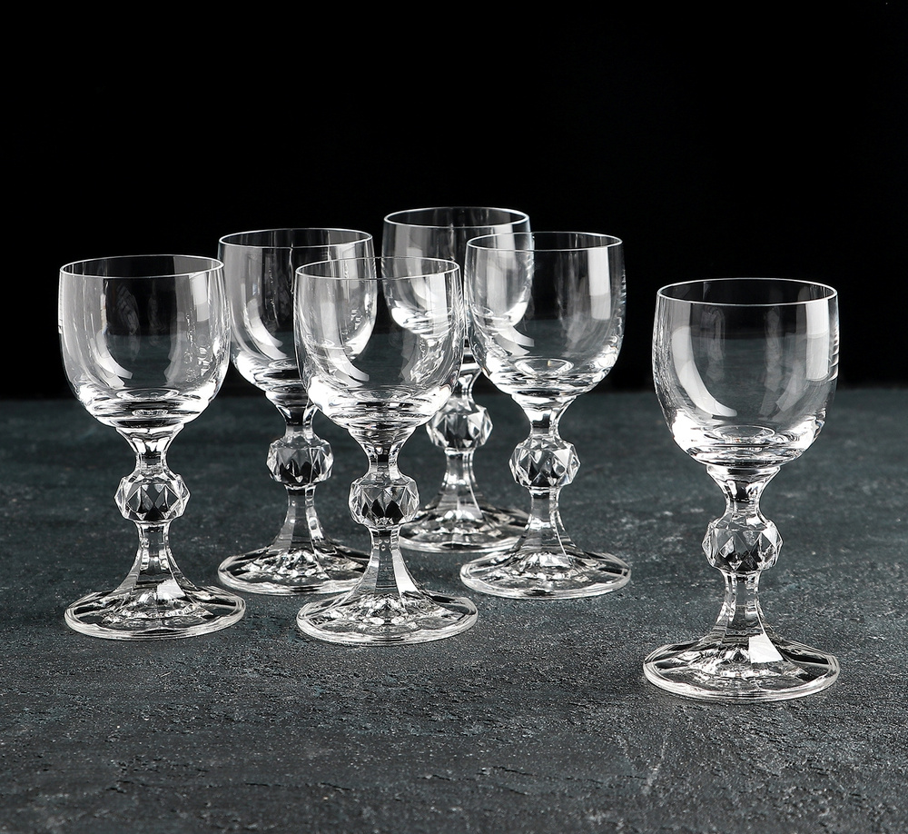 Рюмка для Сакэ, для водки Bohemia Crystal, 50 мл, Стекло, 6 шт купить ...