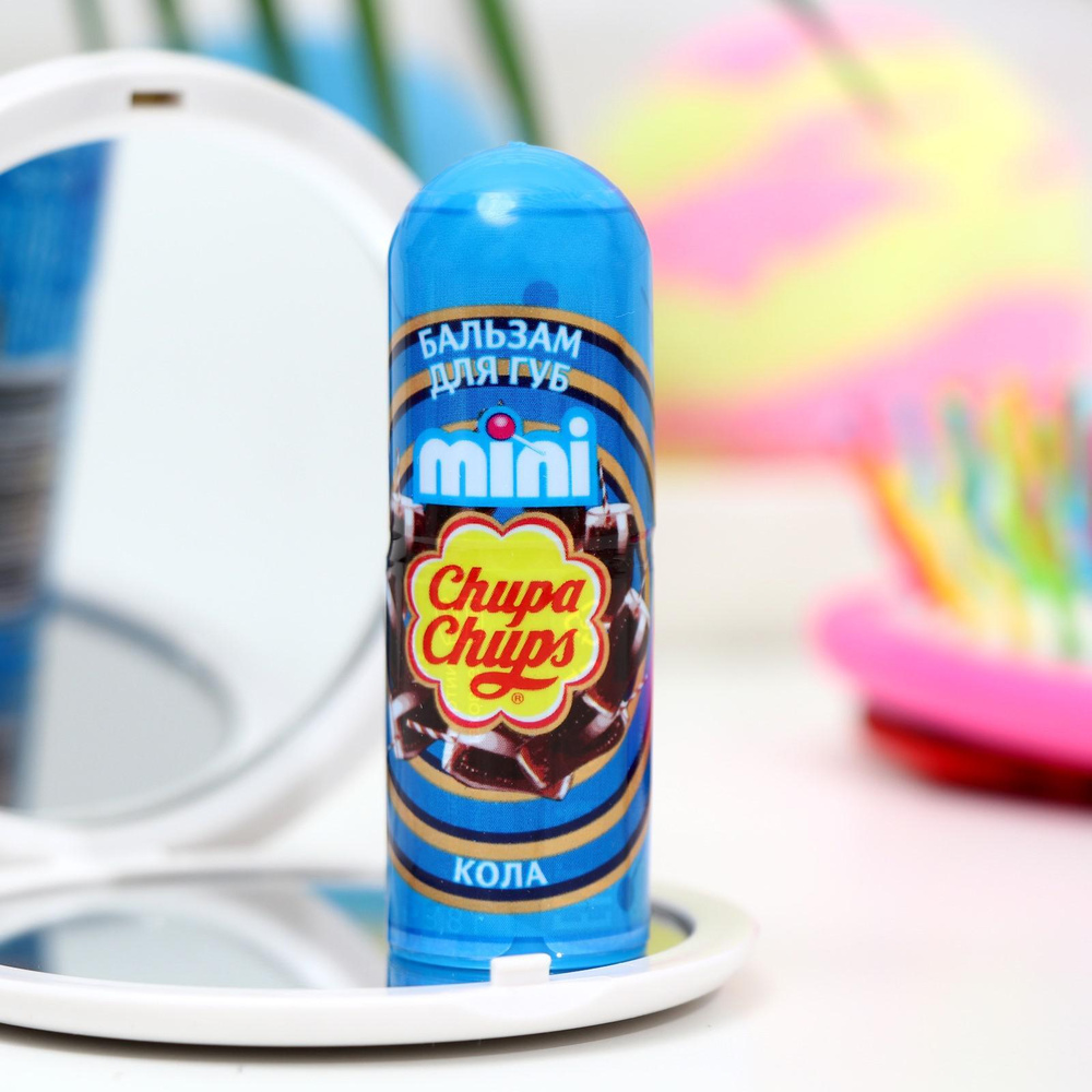 Бальзам для губ Chupa Chups mini кола - купить с доставкой по выгодным ...
