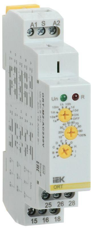 Реле времени ORT многофункц. 230В AC 2 конт. IEK ORT-M2-AC230V #1