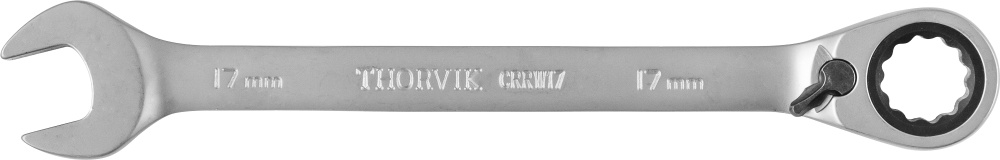 Ключ гаечный комбинированный трещоточный с реверсом, 17 мм, CRRW17, Thorvik #1
