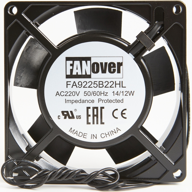 вентилятор 92х92х25мм 220В FA9225B22HL AC (качения) АНАЛОГ JA0925H2B ...