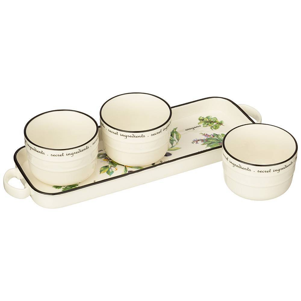 Набор сервировочный LEFARD "СЕКРЕТНЫЕ ИНГРЕДИЕНТЫ" 4 предмета / розетки ...