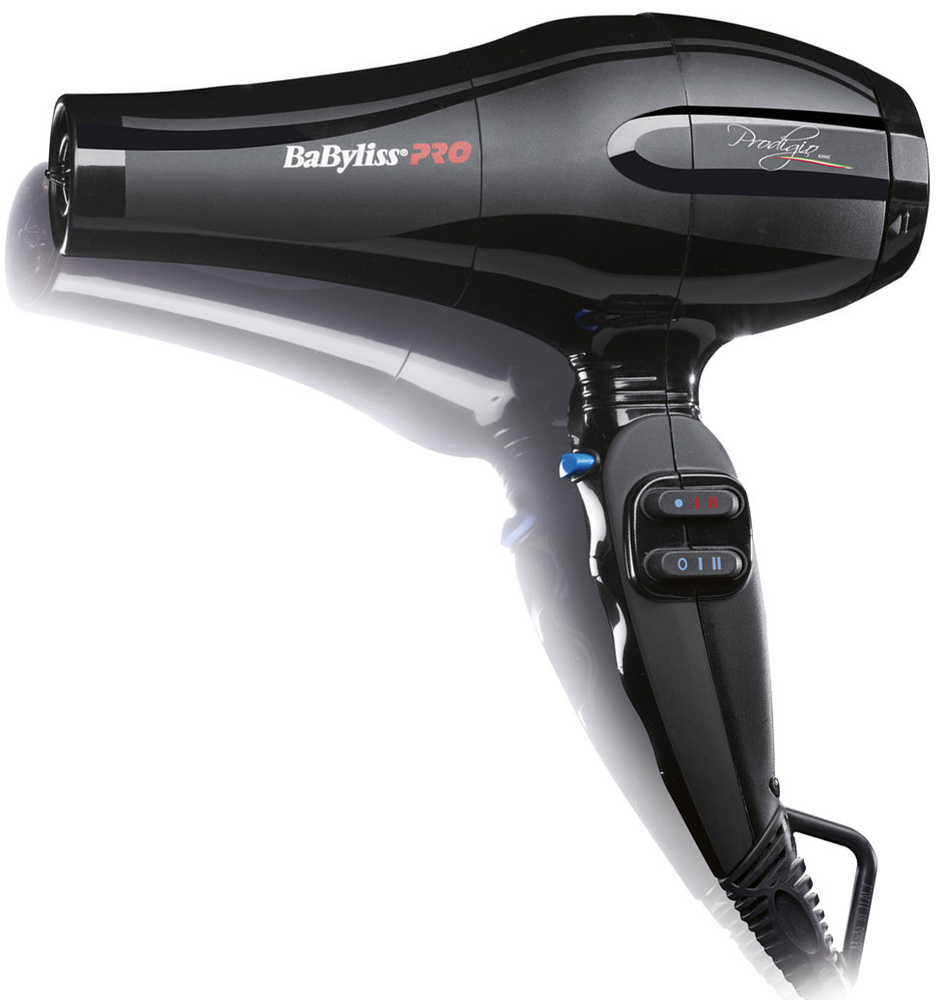 BaByliss PRO Фен для волос BAB6710RE 2100 Вт, скоростей 6, кол-во насадок 2, черный. Уцененный товар #1