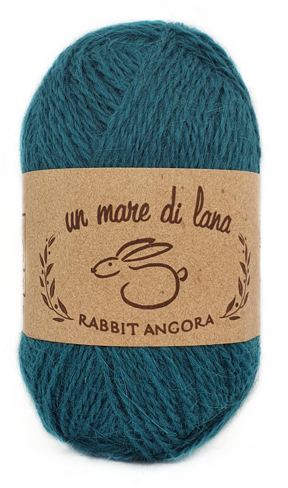 Пряжа Rabbit Angora Wool Sea (335), 25г, 160м, 70% пух кролика, 30% нейлон (2 шт.)  #1