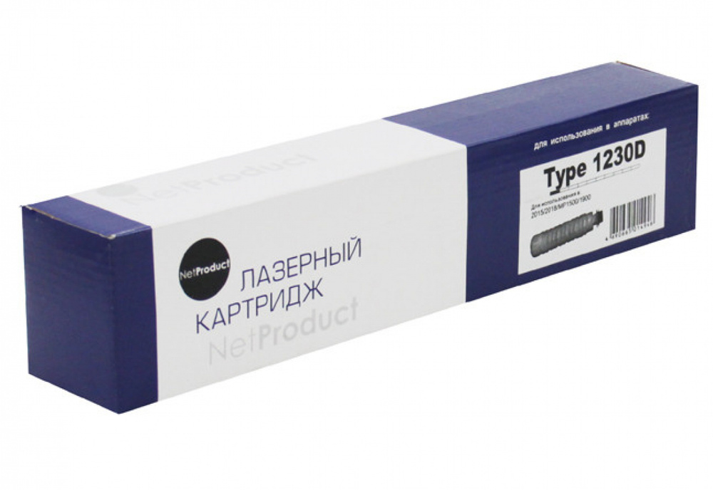 Тонер-картридж NetProduct (N-Type 1230D) для Ricoh Aficio 2015/2018/MP1500, туба, 9K #1