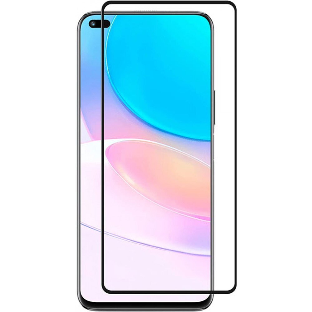 Защитное стекло для Huawei Nova 8i / Honor 50 Lite / Honor X20 5G  противоударное / закаленное / полноэкранное - купить с доставкой по  выгодным ценам в интернет-магазине OZON (579348037)