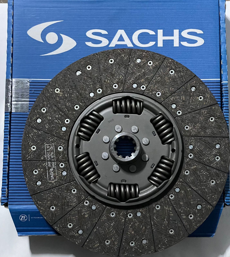 Диск сцепления ведомый 206 Sachs Германия КПП ZF - Sachs арт ...