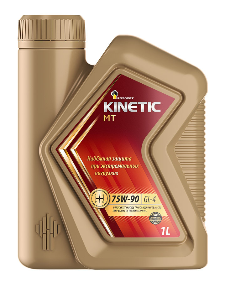 Масло трансмиссионное 75W90 синт. GL-4/5 Kinetic UN (216,5л) (Роснефть)