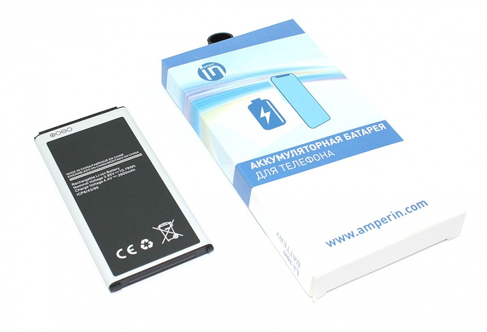 Аккумуляторная батарея Amperin для смартфона Samsung Galaxy S5 (EB ...