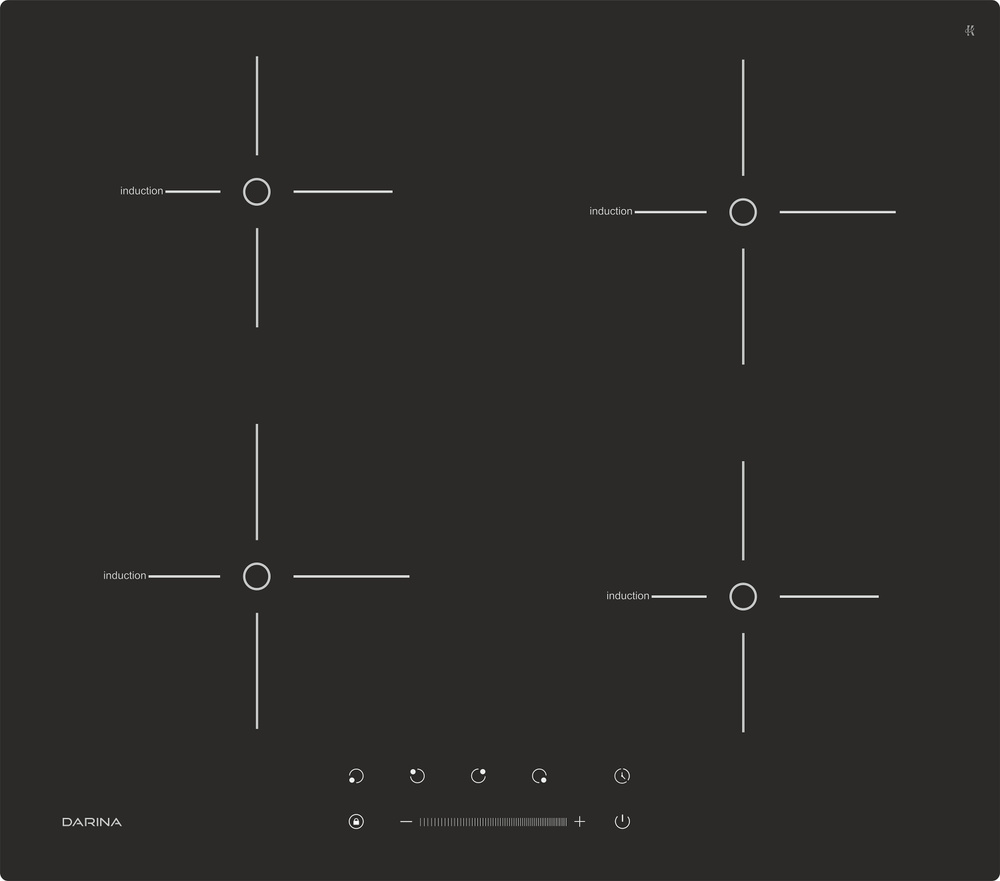 Электрическая варочная панель Darina PL EI313 B #1