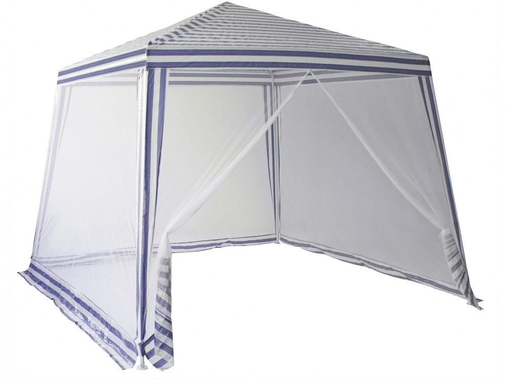 Тент садовый со стенками/300 х 300 см/шатер с куполом/для отдыха на ...