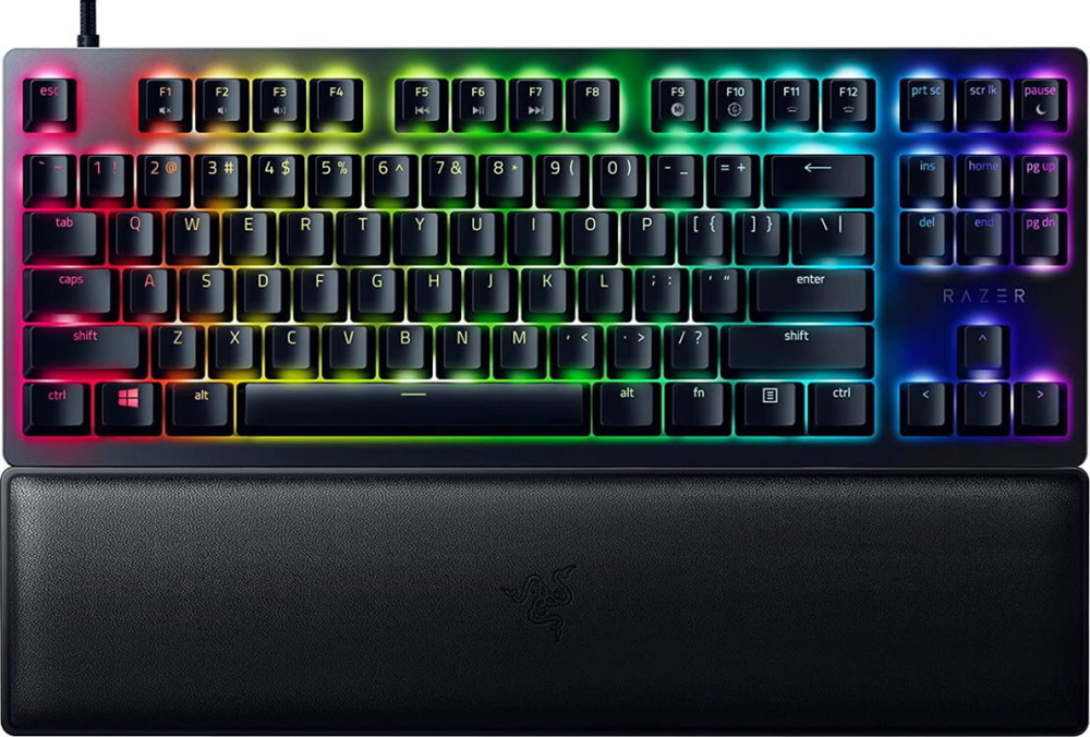 Razer Игровая клавиатура проводная Huntsman V2 Tenkeyless Red Switch, (Razer Opto-Mechanical Red), черный #1