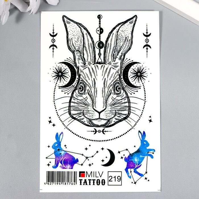 Красивые татуировки кролика для твоей кожи