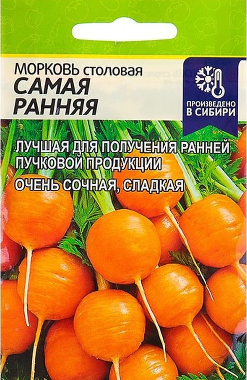 Семена Морковь самая Ранняя #1