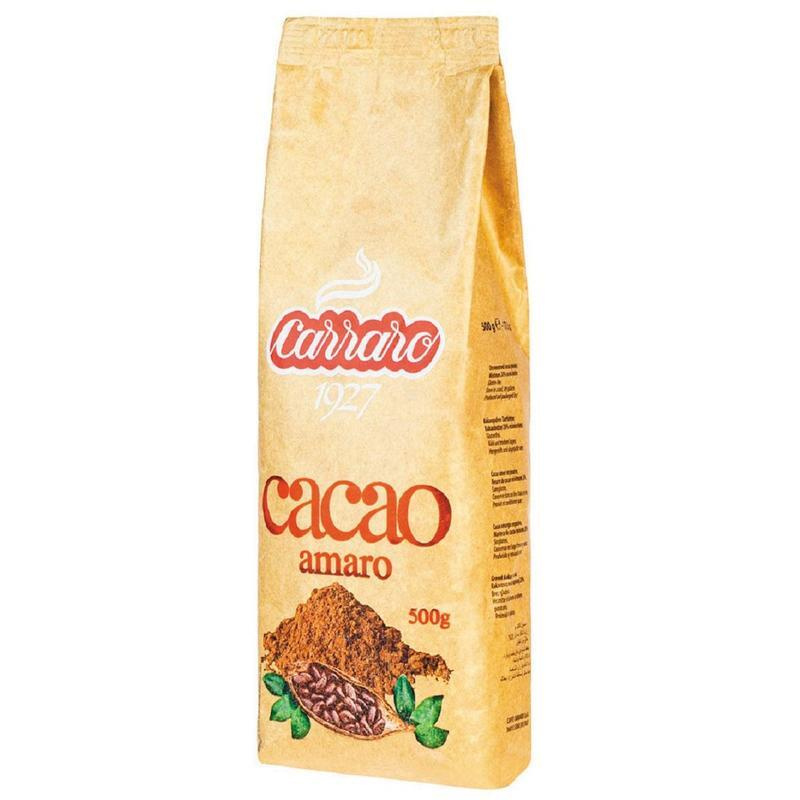 Какао Carraro Bitter Cocoa Amaro порошок 500 г #1