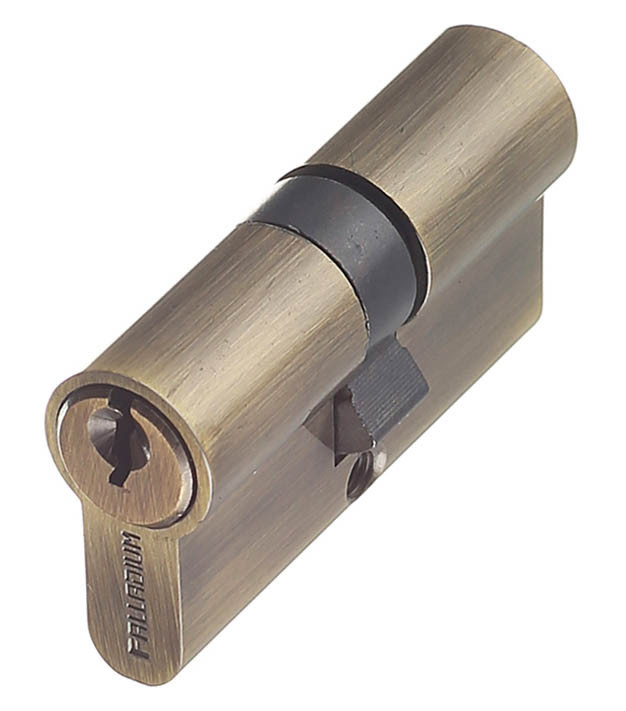 Цилиндр Palladium AL 60 AB 60 (30х30) мм ключ/ключ античная бронза #1