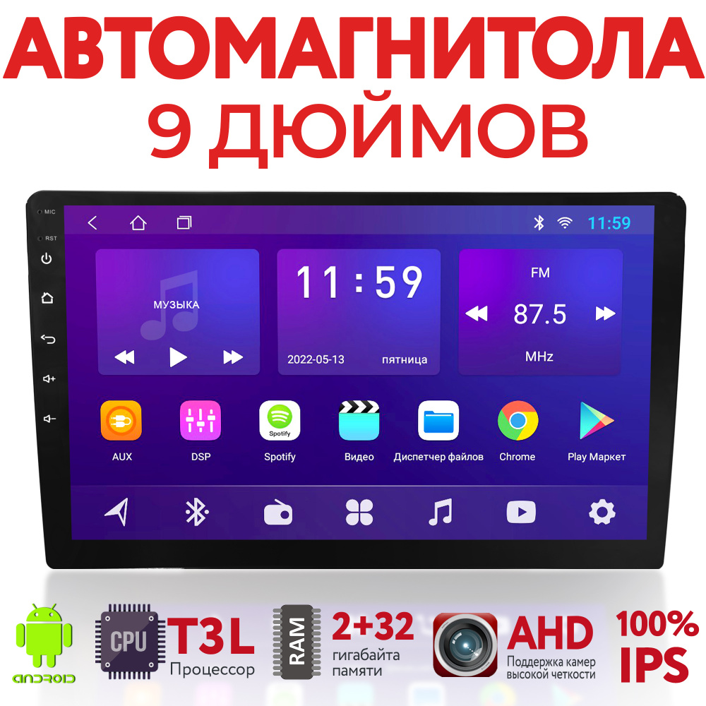 Автомагнитола Android 9