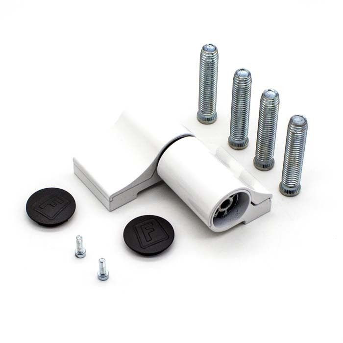 Петля Fural ППД 2 (А) Ral 9016 белая (2 подшипника) для тёплых ...