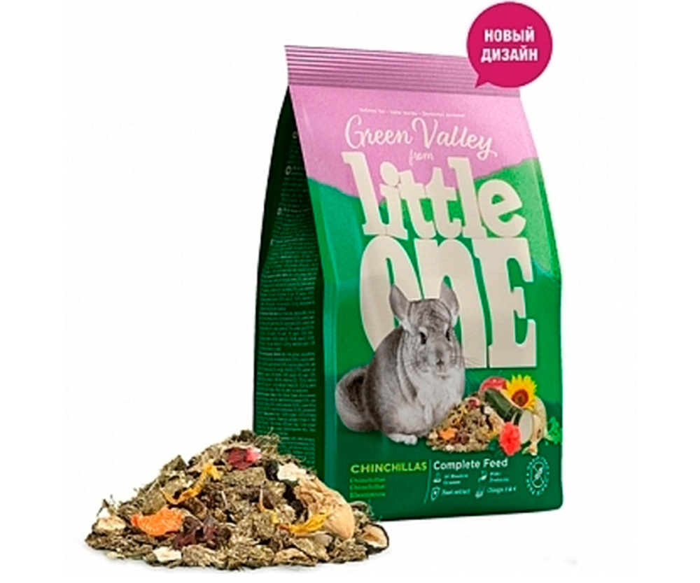 Корм для шиншилл Little One зеленая долина green valley food for chinchillas 750г  #1