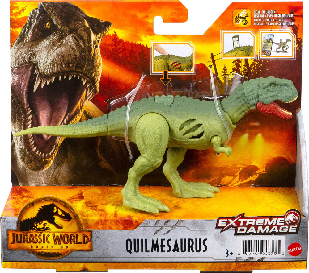 Фигурка Mattel Jurassic World Мир Юрского периода Раненые динозавры  Квилмезавр, GWN13_GWN17 - купить с доставкой по выгодным ценам в  интернет-магазине OZON (1398711060)