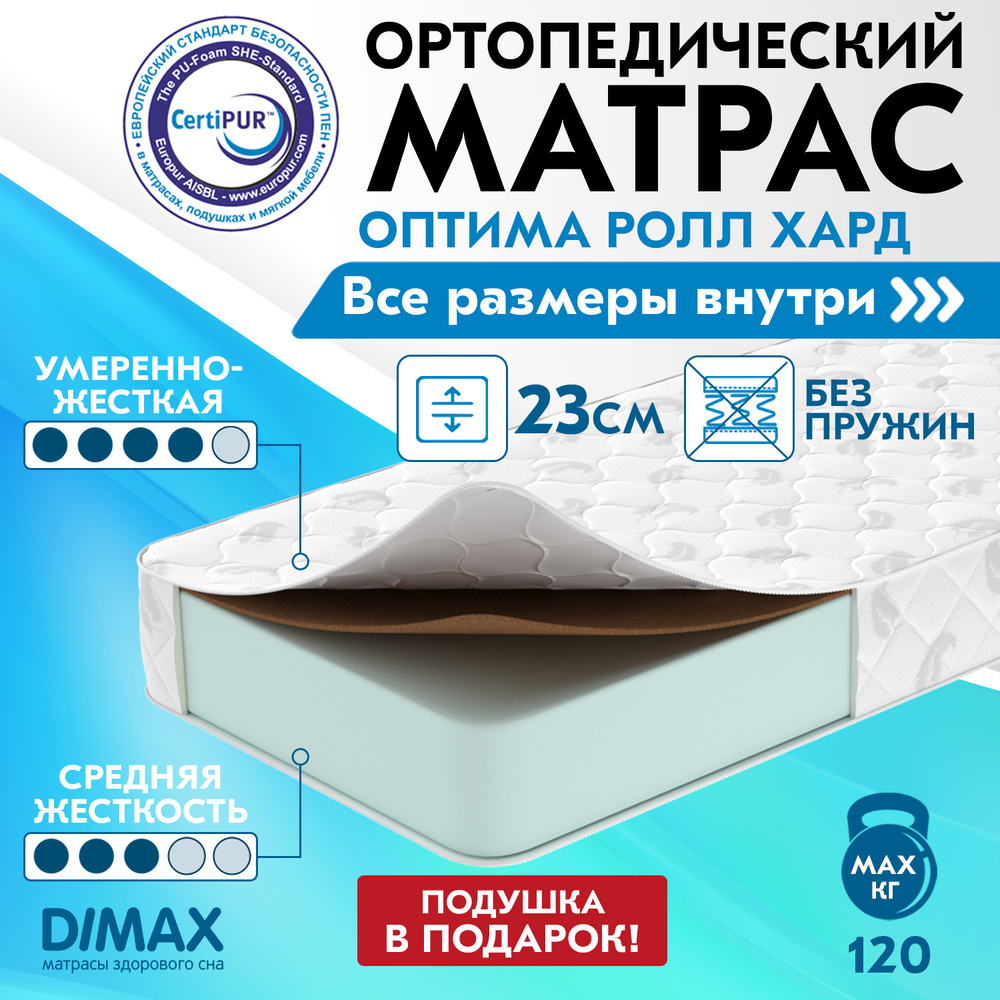 Матрас dimax оптима ролл