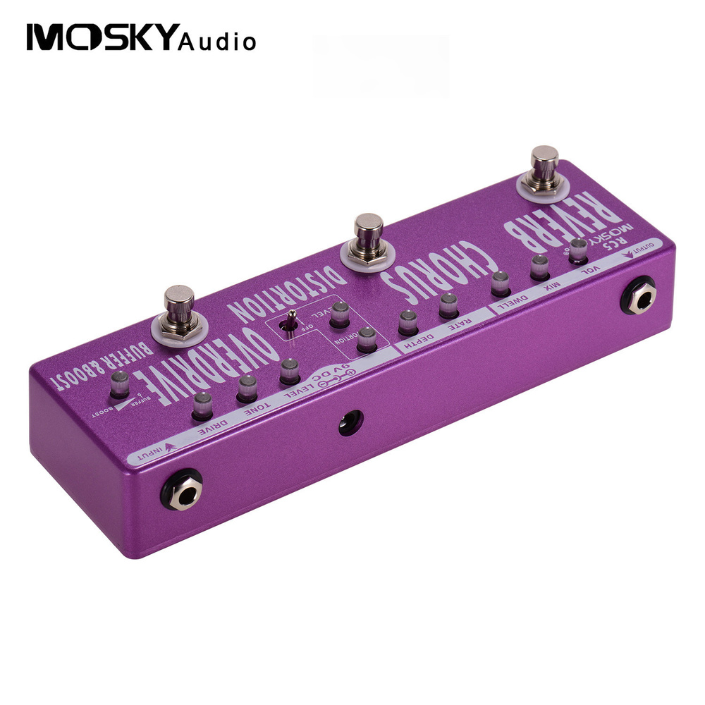 MOSKYAudio RC5 6-в-1 Педаль мультиэффектов для гитары - купить с ...