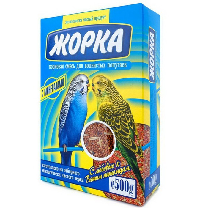 Корм для птиц, ЖОРКА, для волнистых попугаев, Минералы, 500г, 2 шт.  #1