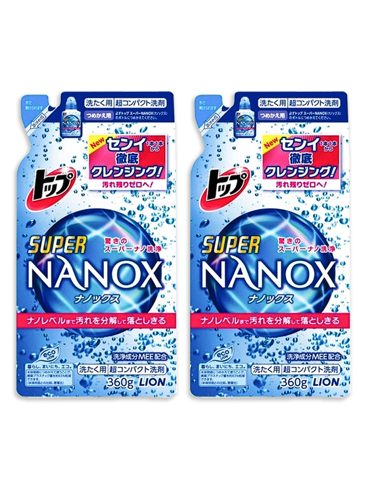 LION NANOX топ super гель для стирки концентрированный (сменный блок ...