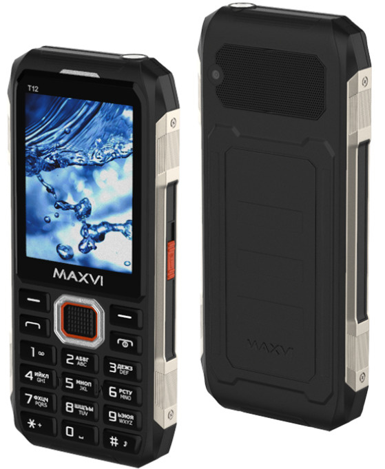 Мобильный телефон Maxvi T12 black #1