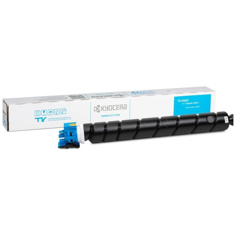 Комплект 2 шт, Тонер-картридж Kyocera 1T02YPCNL0 TK-8365C 12 000 стр. Cyan для TASKalfa 2554ci  #1