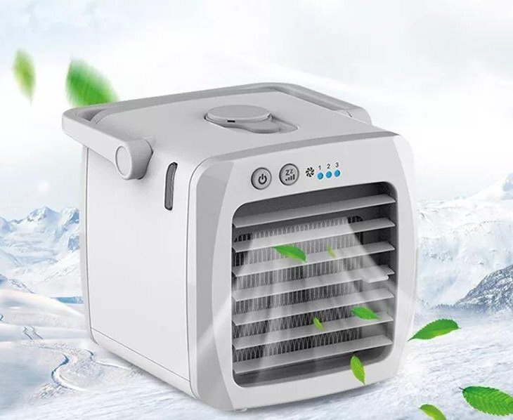 Мини охладитель воздуха Air Cooler / Мобильный портативный кондиционер ...