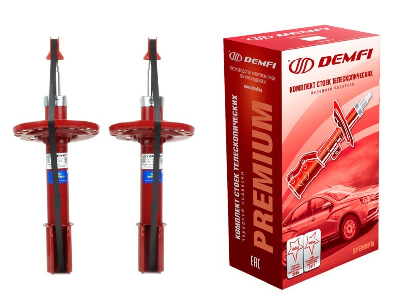 Стойка передняя DRL2 Газонаполненная Премиум для а/м Renault Logan-2 ...