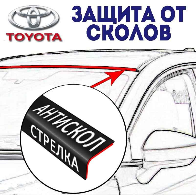 Антискол Toyota, защита от сколов стрелка для Тойота #1