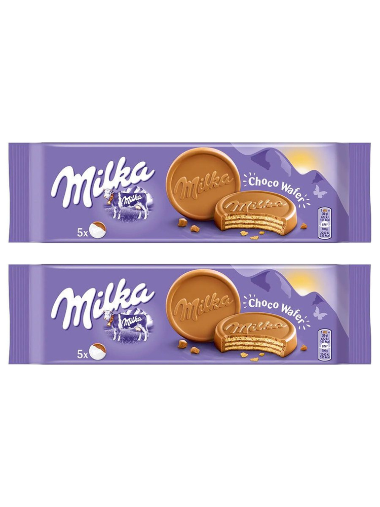 Вафля в шоколаде Милка Чоко Вафер 150 г* 2 шт/ Milka Choco Wafer Cookies 150 g * 2  #1