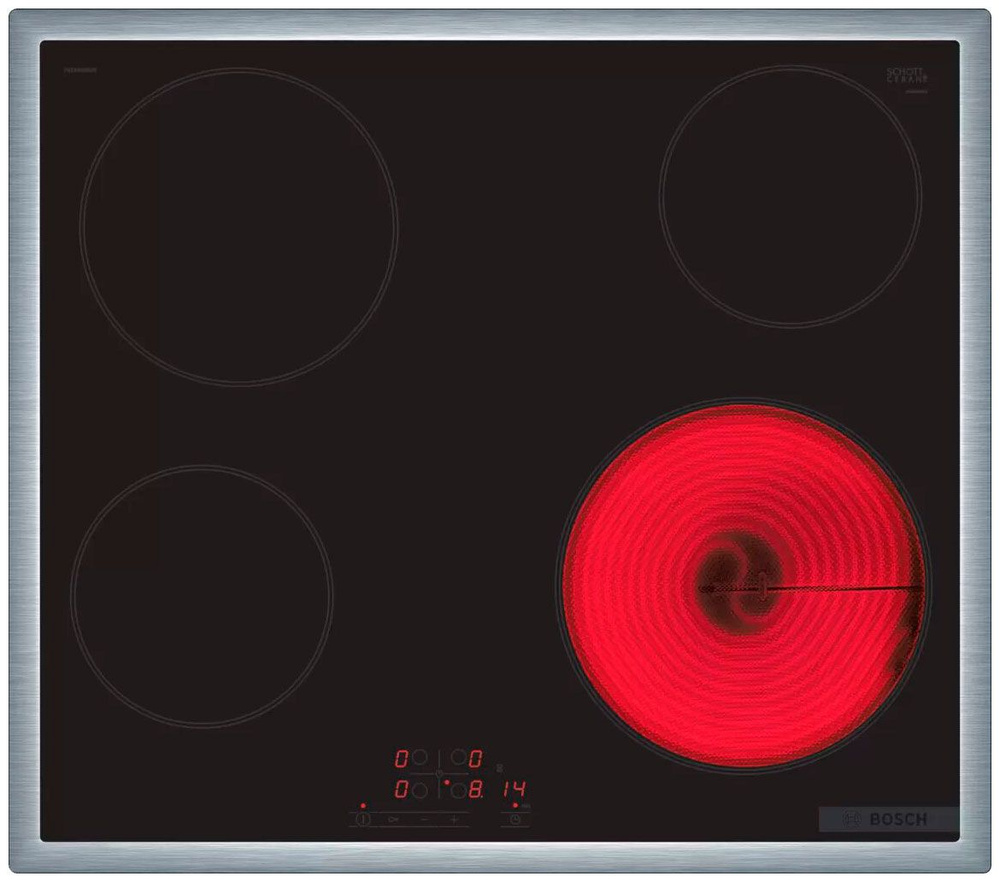 Встраиваемая электрическая варочная панель Bosch Serie 4 PKE645BB2R ...