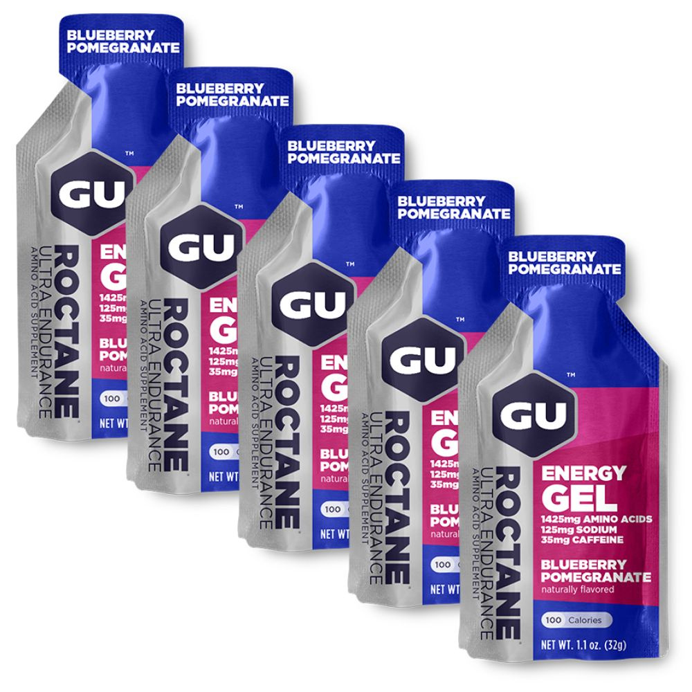 Гель энергетический GU Energy Roctane (35 мг кофеин) Черника-Гранат 5шт х32гр #1