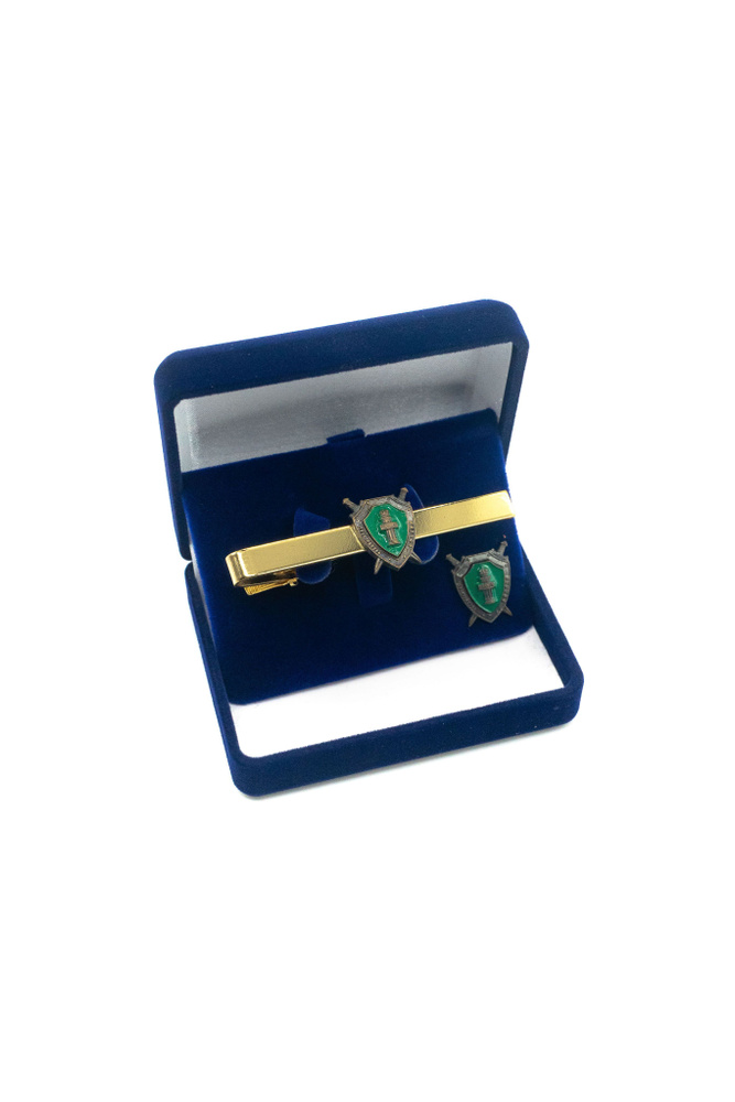 Подарочный комплект со знаком "Прокуратура России" (значок на лацкан ...