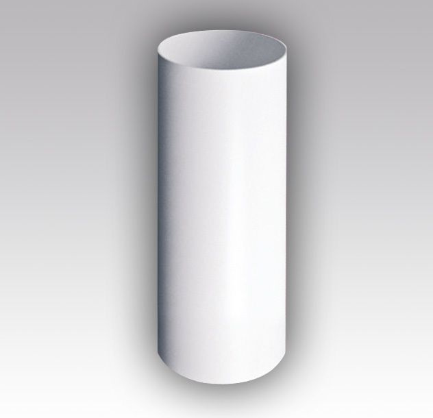 Воздуховод круглый d100 мм L-0,5 м пластиковый #1
